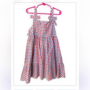Tahari Kids Dress in Red and Blue Plaid beautiful  Size 6